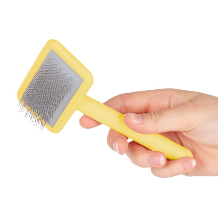 Show Tech Smooth Touch Slicker Brush Small - Gul - Posh Dogs