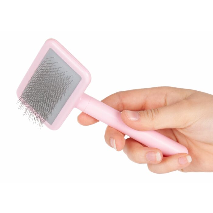 Show Tech Smooth Touch Slicker Brush Small - Rosa