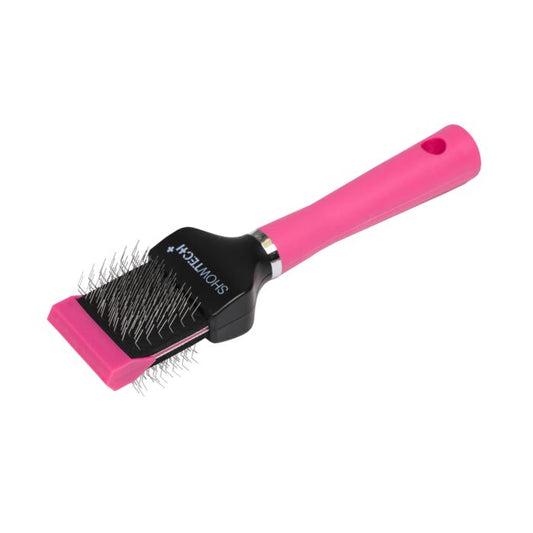 Show Tech+ Flex Groom Slicker Rosa